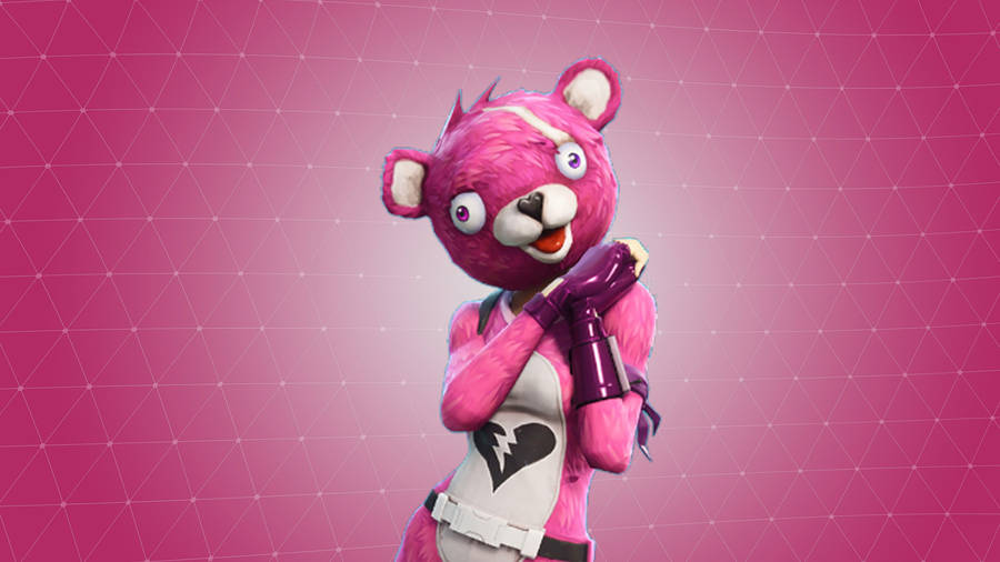 Cute Fortnite Skin Cuddle Team Leaderin Wallpaper