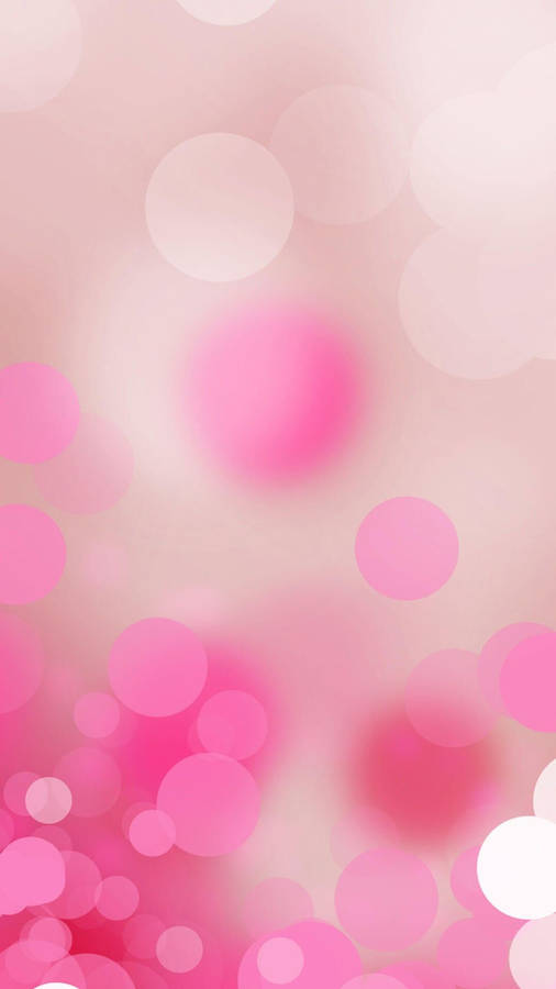 Cute Girly Bokeh Wallpaper