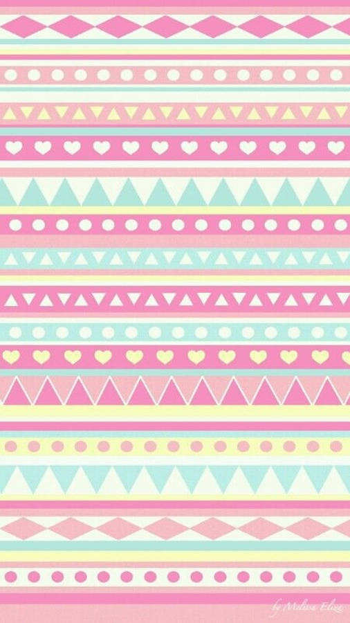 Cute Girly Pastel Patterns Wallpaper