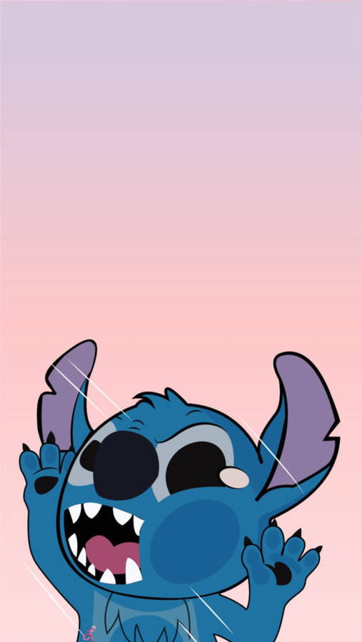 Cute Graphic Stitch Disney Art Wallpaper