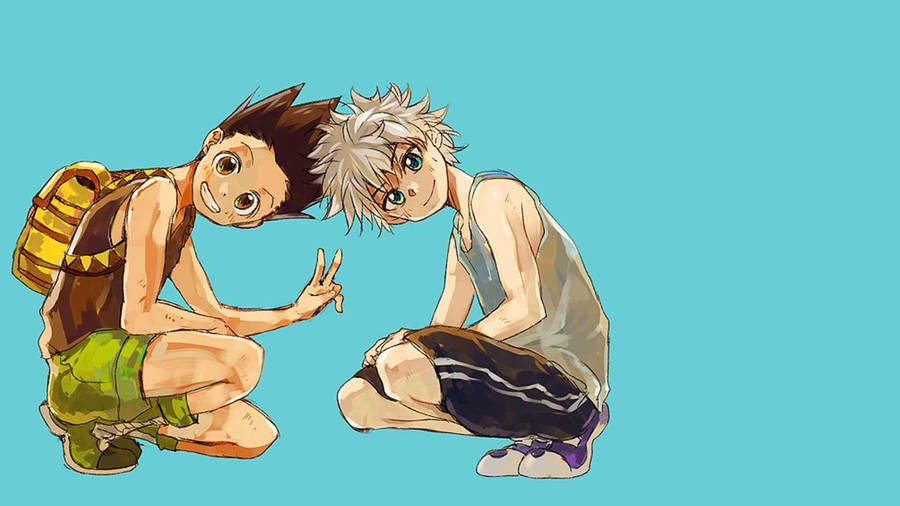 Cute Killua And Gon Anime Wallpaper