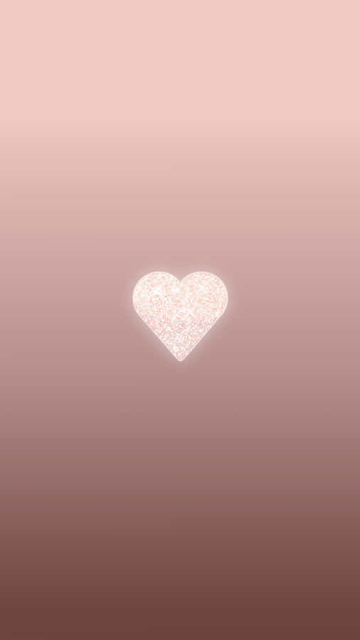 Cute Lock Screen Heart Glitters Wallpaper