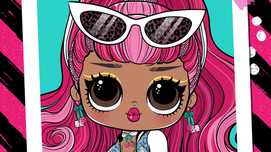 Cute Lol Doll Cherry Bb Portrait Wallpaper