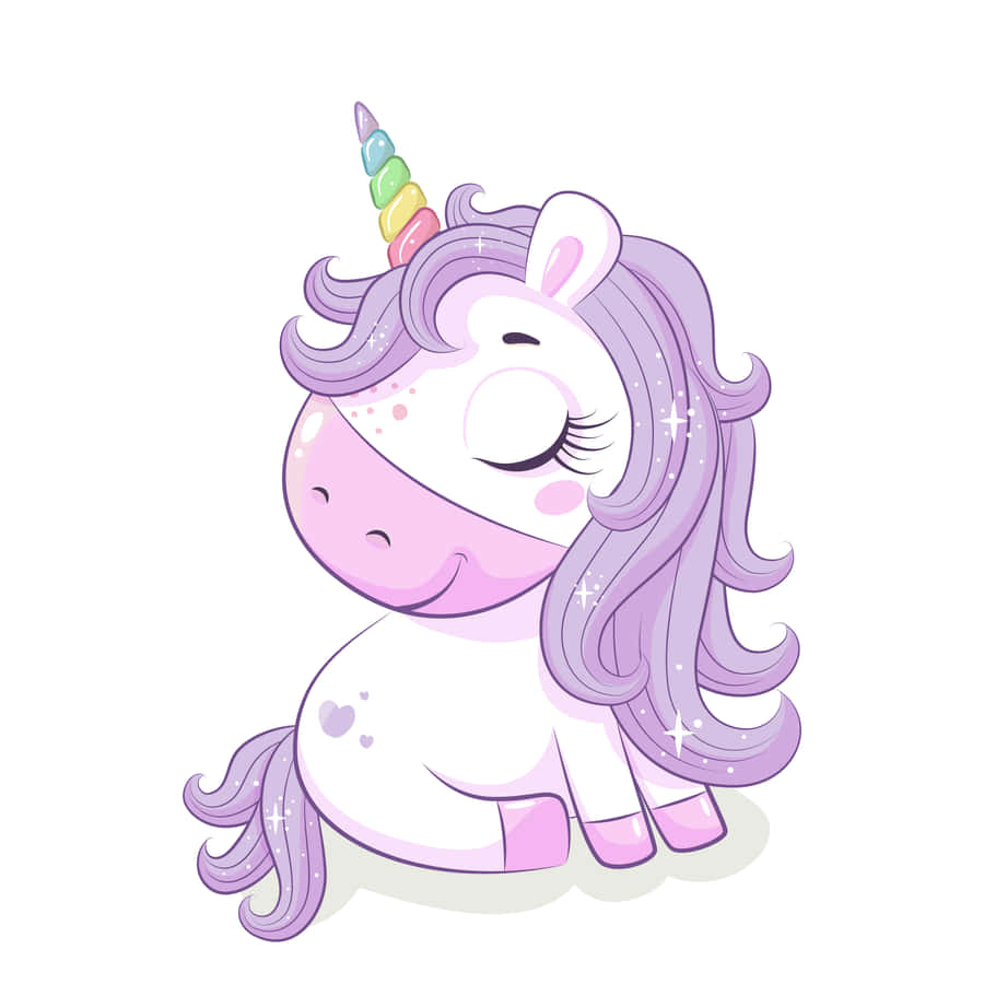 Cute Magical Unicorn Wallpaper