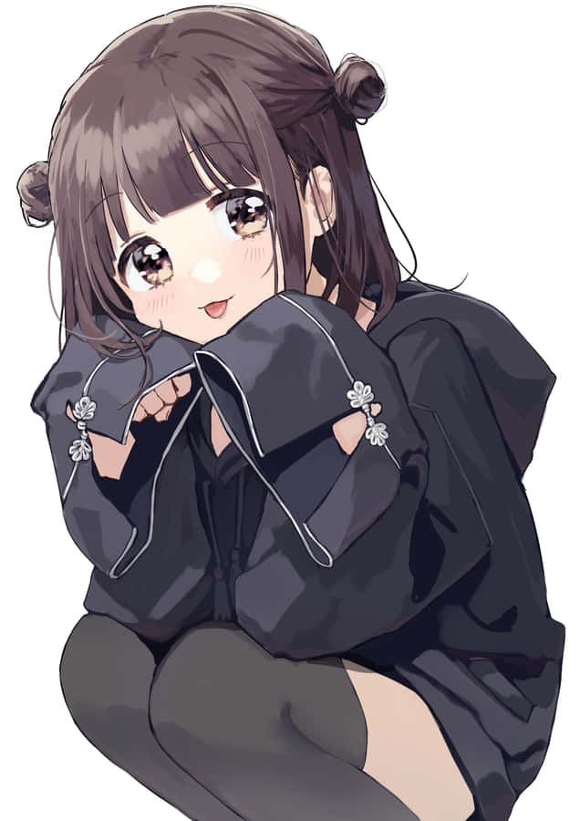 Cute Menhera Chan In A Dreamy World Wallpaper