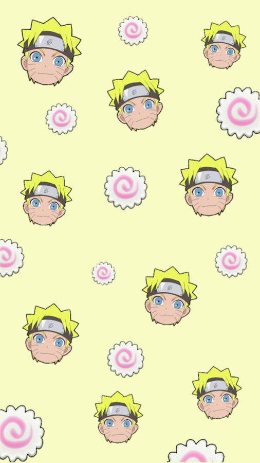 Cute Naruto And Fish Cakes Wallpaper