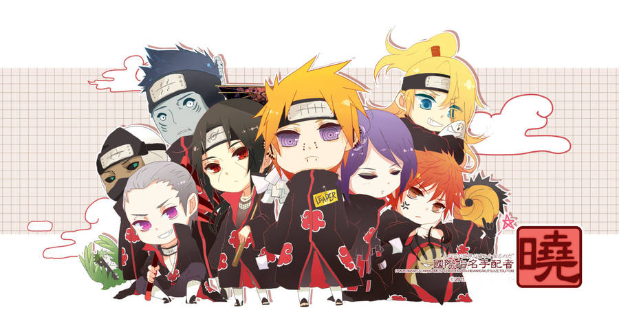 Cute Naruto Chibi Akatsuki Wallpaper