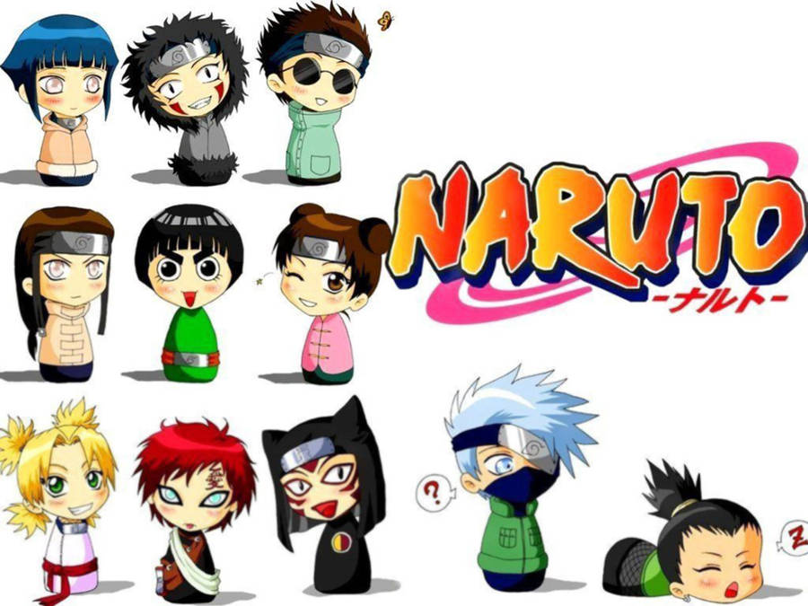 Cute Naruto Chibi Characters Wallpaper