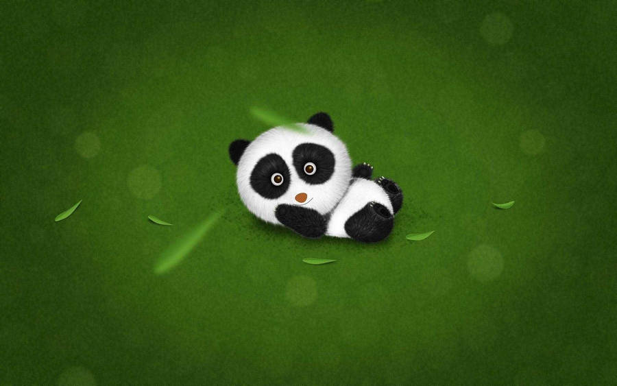 Cute Panda Baby Wallpaper