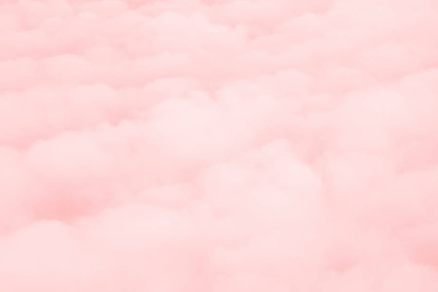 Cute Pastel Aesthetic Pink Cotton Clouds Wallpaper