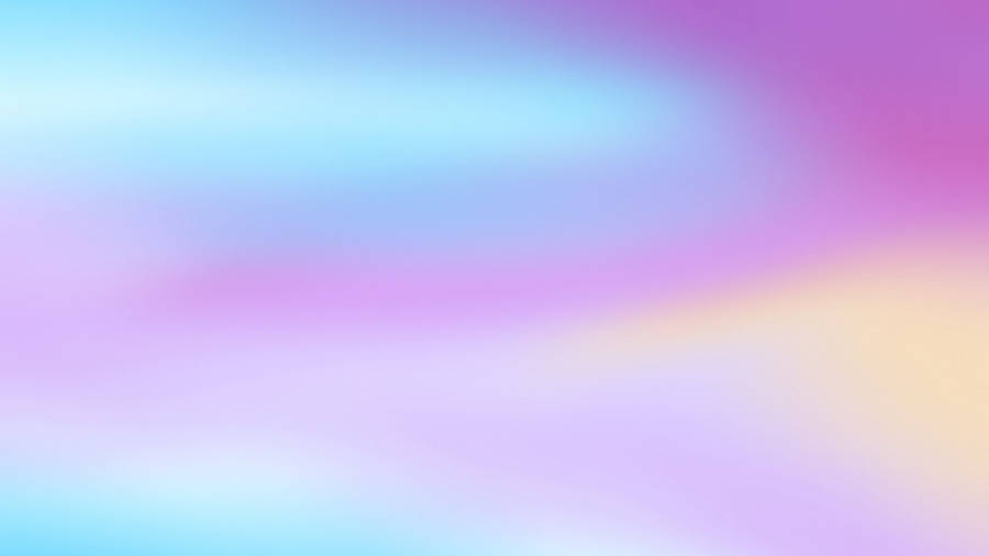 Cute Pastel Colors Holographic Pattern Wallpaper