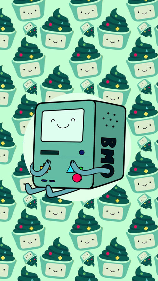 Cute Pastel Green Bmo Wallpaper