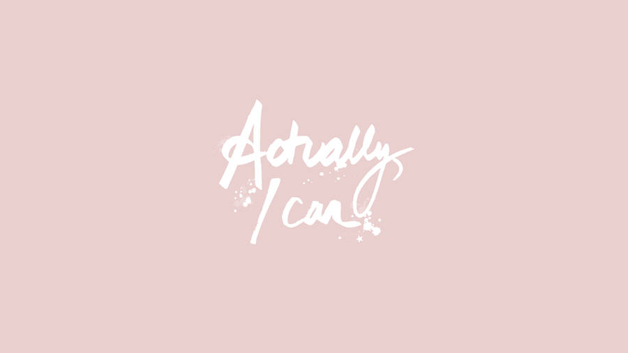 Cute Pastel Quote Wallpaper