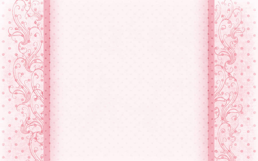 Cute Pink Decorative Pattern Wallpaper