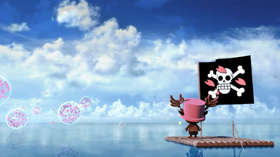 Cute Pirate One Piece Chopper Wallpaper