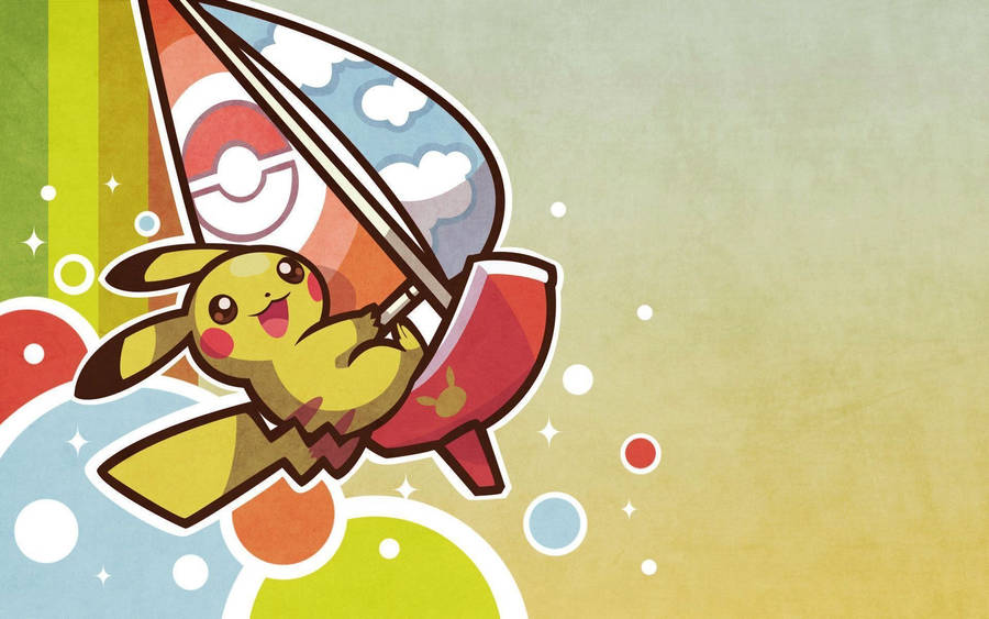 Cute Pokemon Pikachu Boat Wallpaper