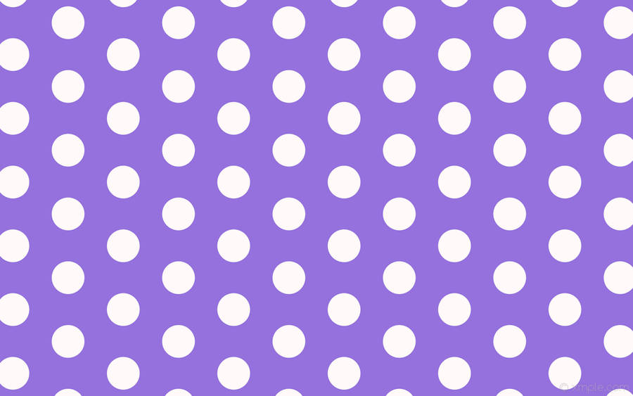 Cute Purple Polka Dots Wallpaper