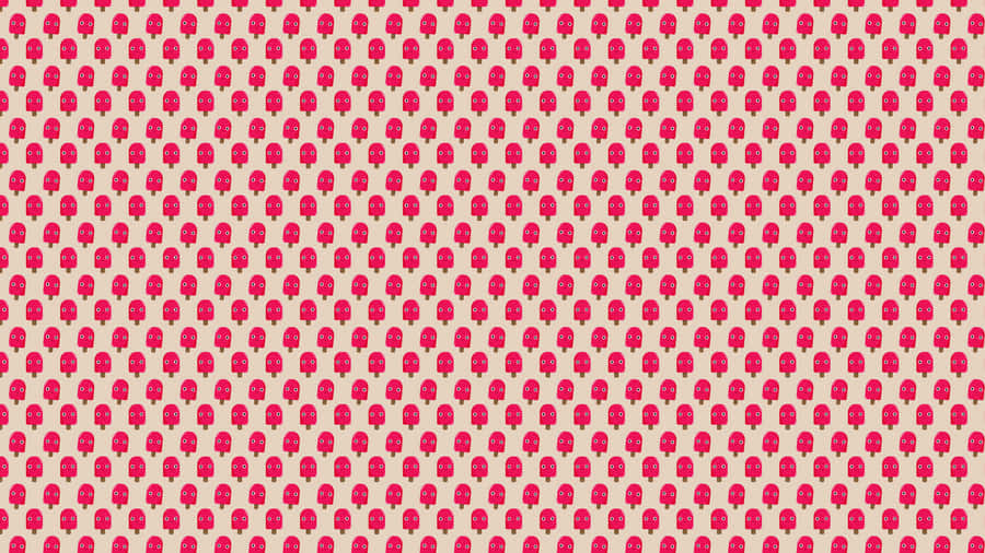 Cute Red Dots Wallpaper