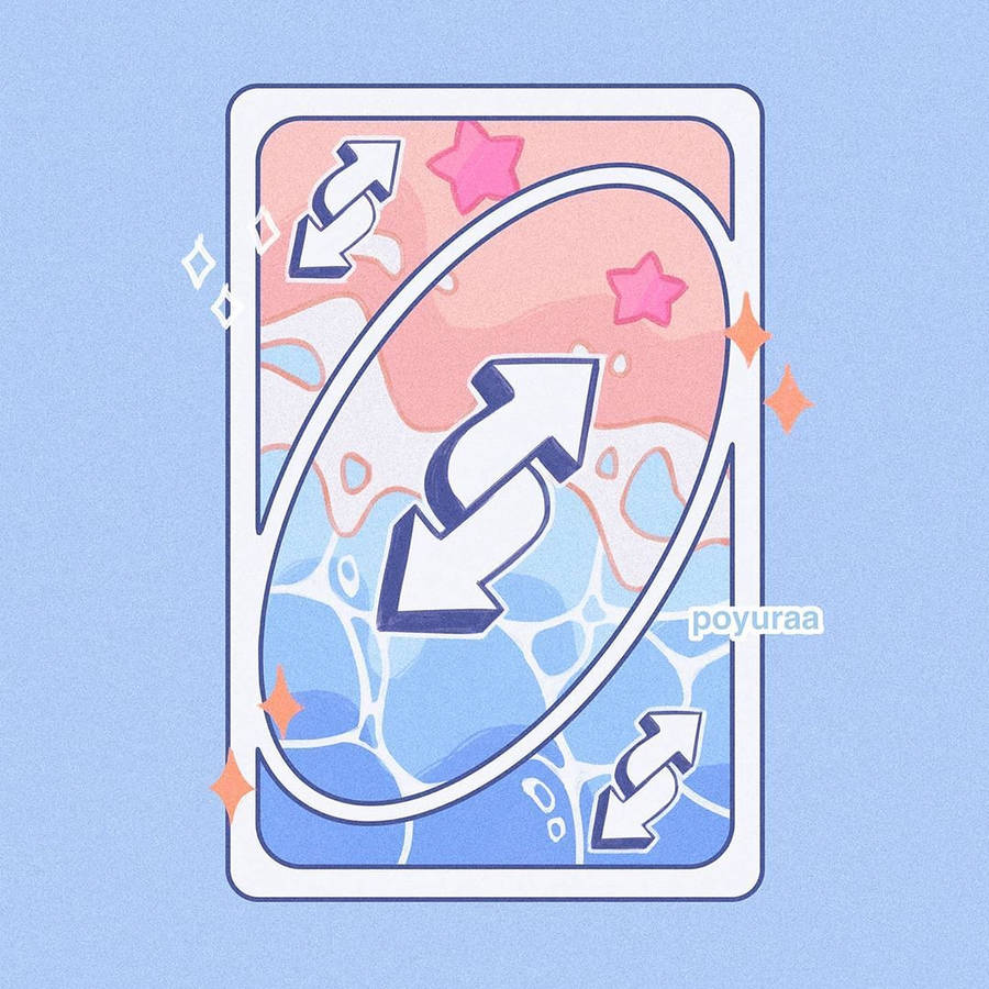Cute Reverse Uno Card Wallpaper