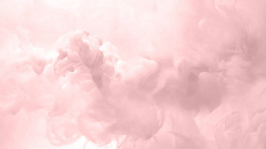 Cute Rose Gold Clouds Wallpaper