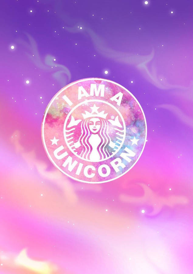 Cute Starbucks Dreamy Logo Wallpaper