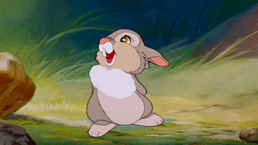 Cute Thumper Bunny Wallpaper