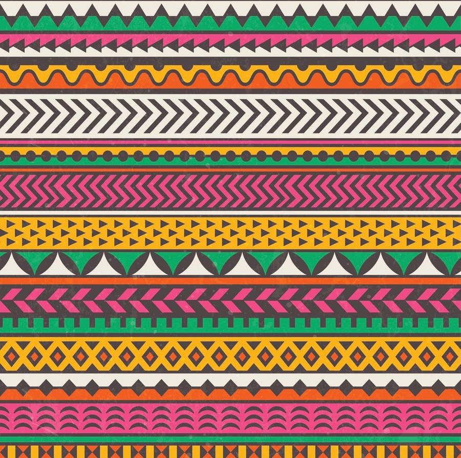 Cute Tribal Pattern Wallpaper