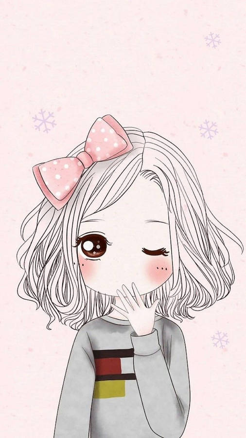 Cute Wink Profile Picture Wallpaper