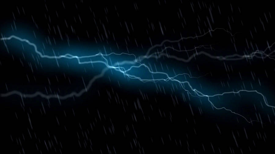 Cutting Lightning Thunderstorm Wallpaper