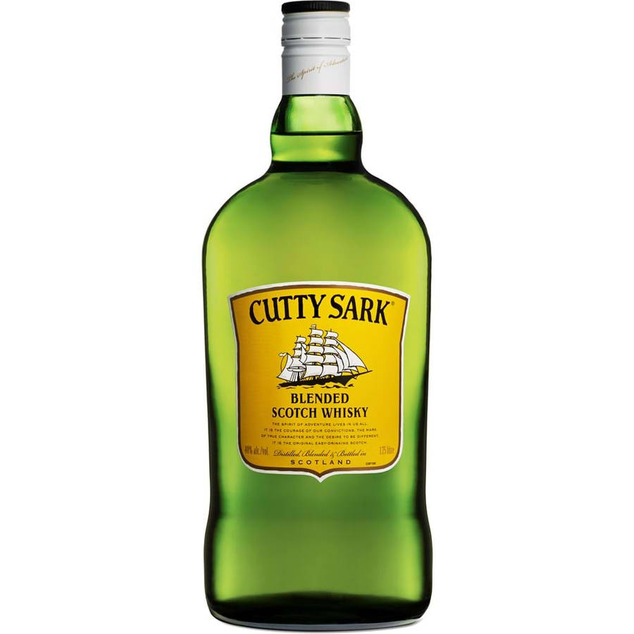 Cutty Sark Green Whisky Bottle Wallpaper