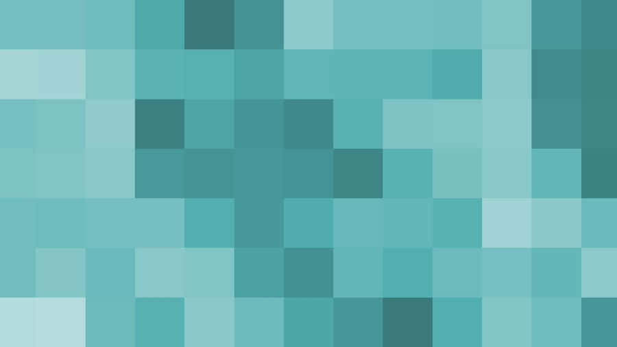 Cyan Aesthetic Pixelated Desktop Wallpaper