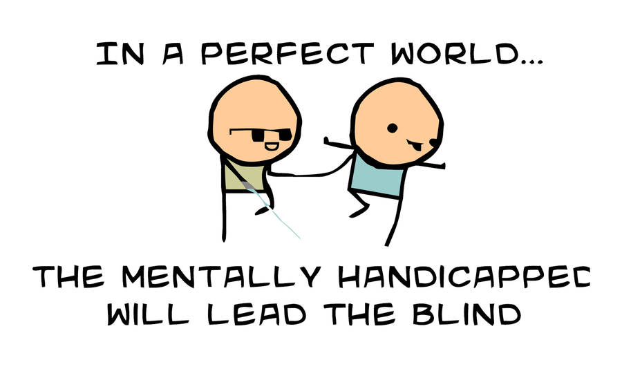 Cyanide And Happiness Handicapped Wallpaper