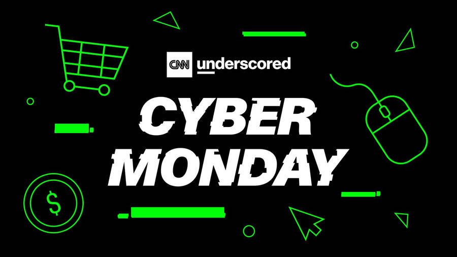 Cyber Monday Gadget And Shopping Carts Wallpaper