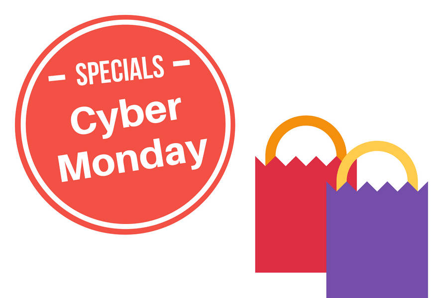 Cyber Monday Specials Red Tag Wallpaper