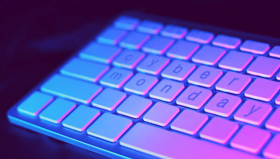 Cyber Monday Wireless Keyboard Wallpaper