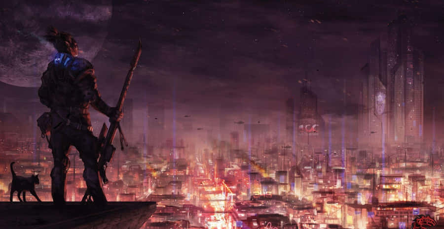 Cyberpunk Meets Magic In Shadowrun Wallpaper
