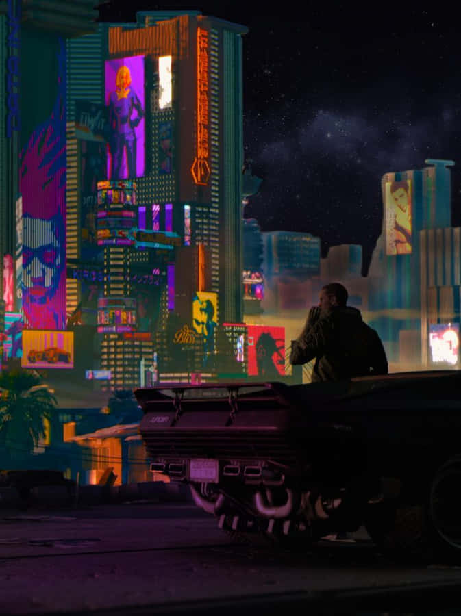 Cyberpunk2077_ Night City_ Viewpoint Wallpaper