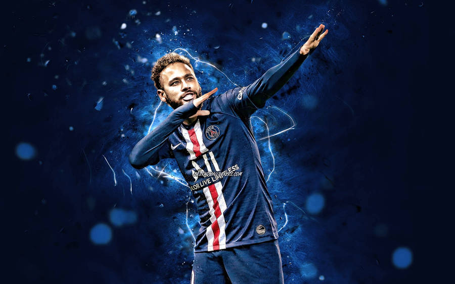 Dabbing Neymar Fan Art Wallpaper