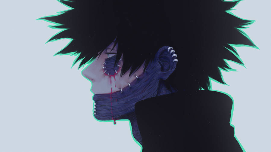 Dabi Bleeding Face Wallpaper