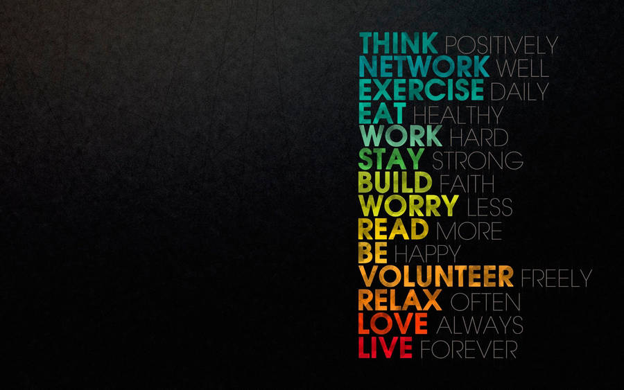 Daily Activity Quotes Desktop Wallpaper