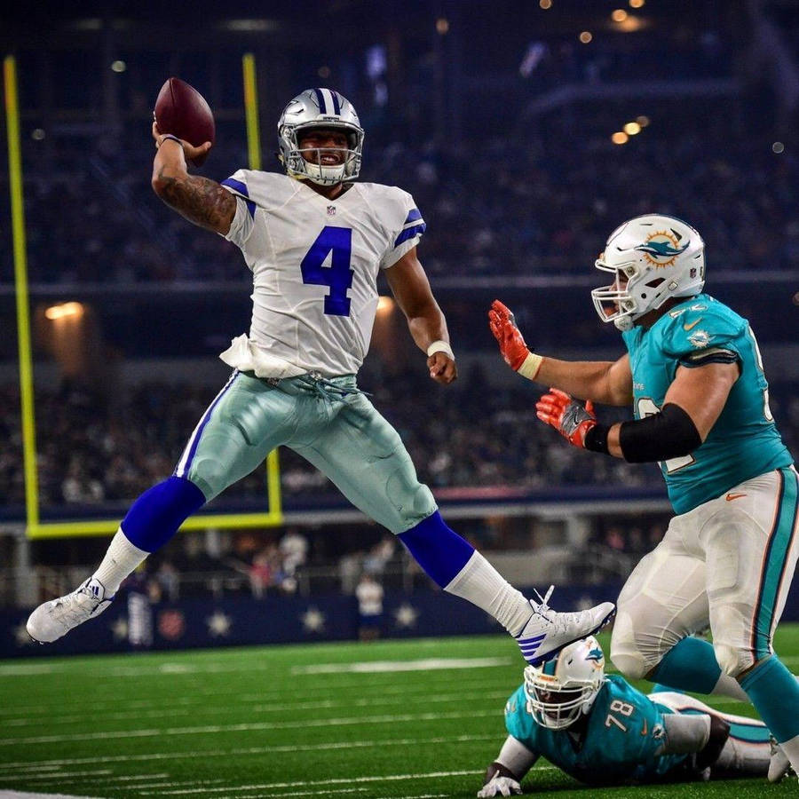 Dak Prescott Jump Pass Wallpaper