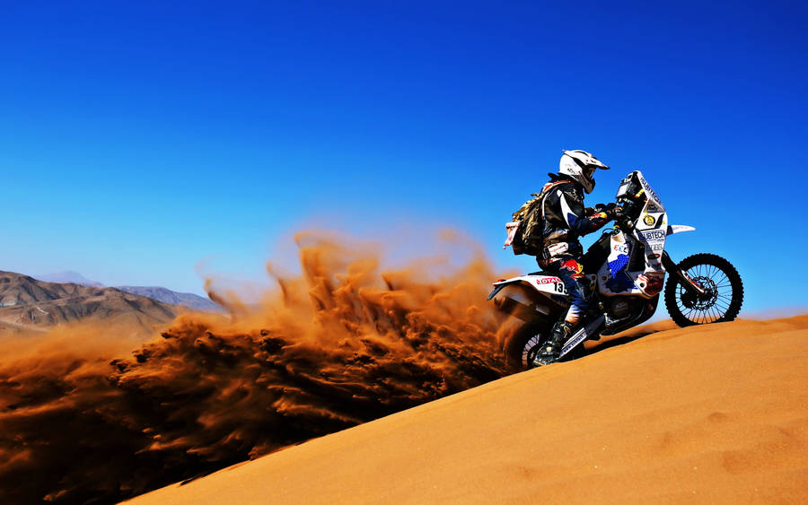 Dakar Desert Sand Motocross Wallpaper