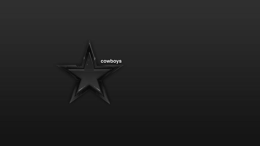 Dallas Cowboys Black Star Logo Wallpaper
