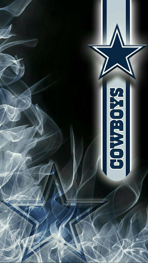 Dallas Cowboys Blue Star Smoky Background Wallpaper