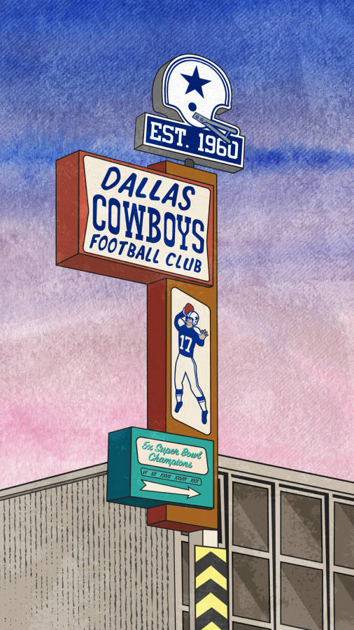 Dallas Cowboys Building Signs Wallpaper