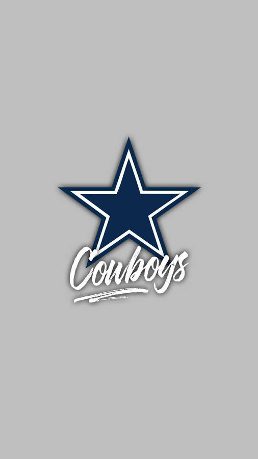 Dallas Cowboys Light Gray Background Wallpaper