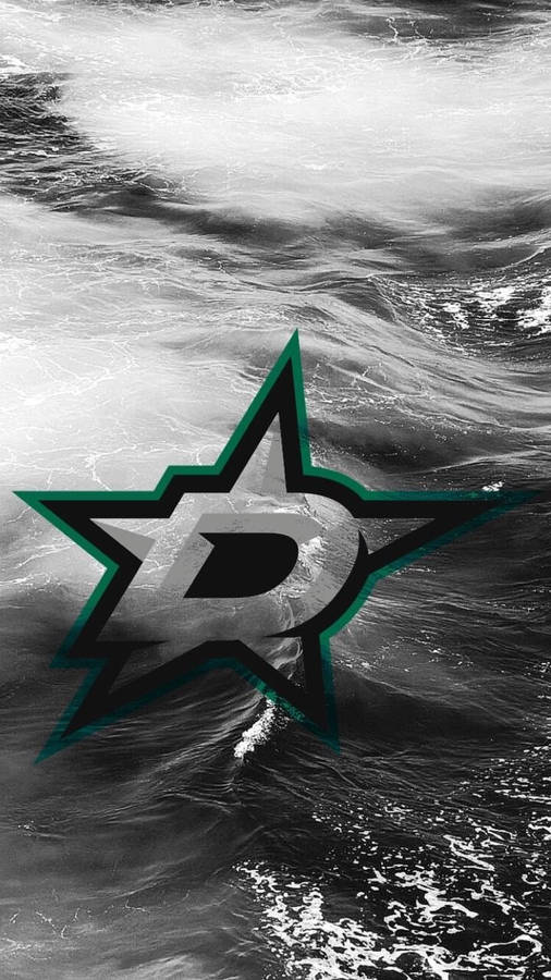 Dallas Stars Ocean Water Logo Wallpaper