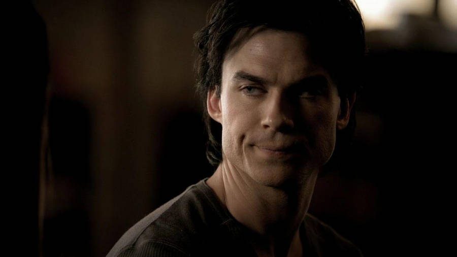 Damon Salvatore Dimples Wallpaper