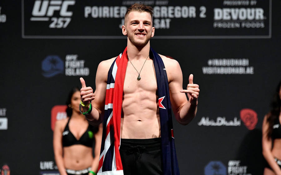 Dan Hooker And Nz Flag Wallpaper