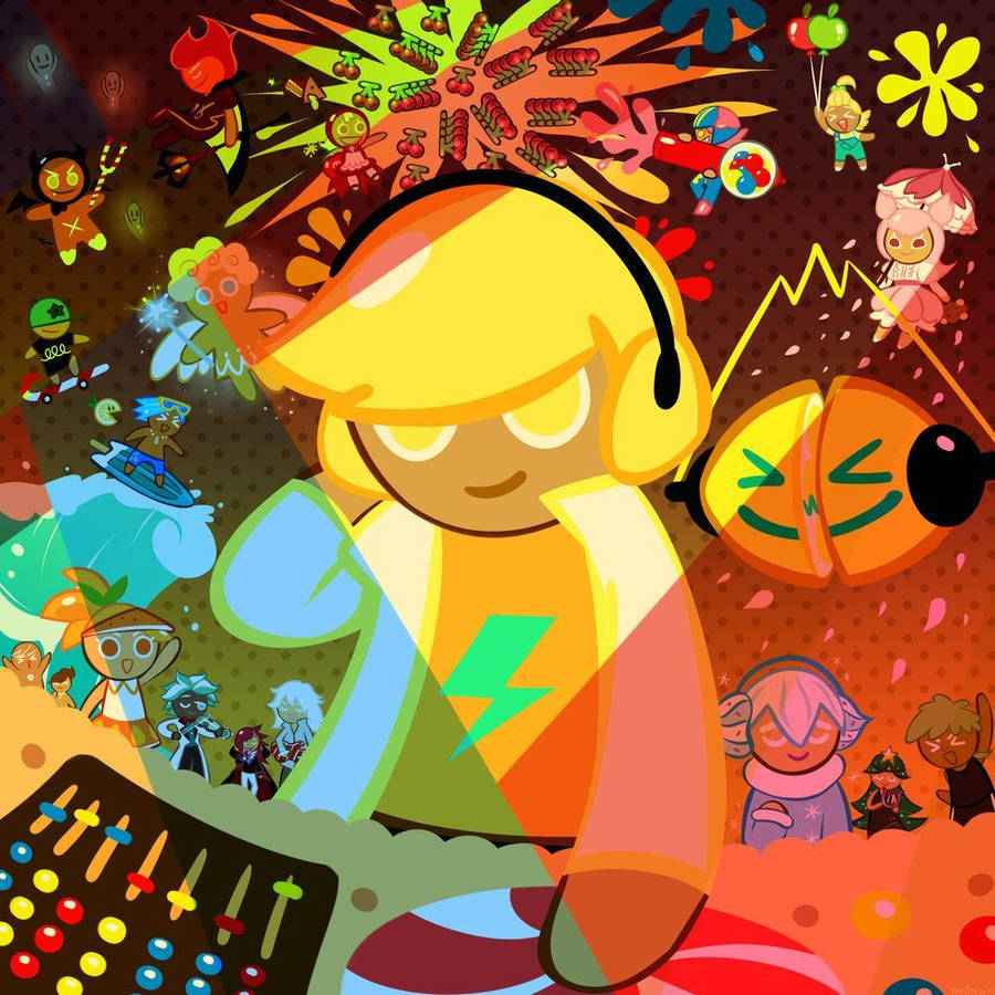 Dance To The Beat - Dj Cookie In Cookie Run Kingdom Wallpaper